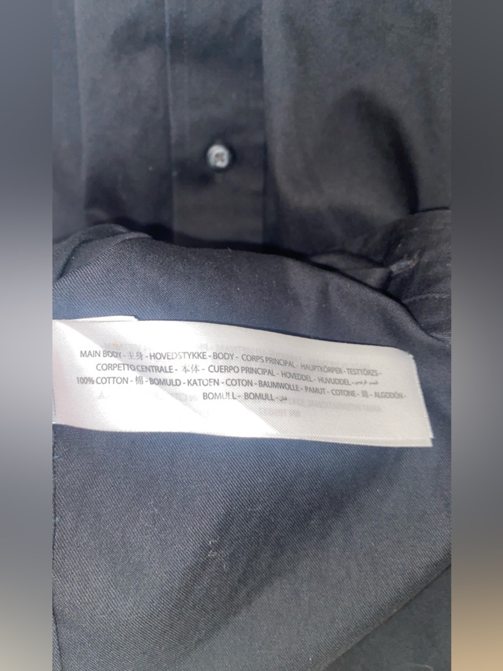 Ariat Black Long-Sleeve Button-Down with White Sleeve Logo - Picture 7 of 8